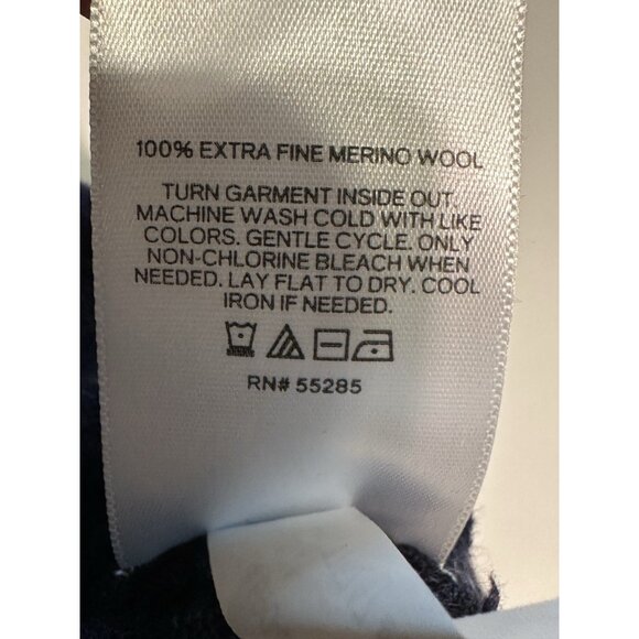 Express Men’s XL Space Dyed Crew Neck Extra Fine Merino Wool Sweater - Picture 7 of 7